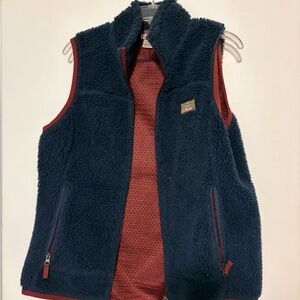 L.L. Bean Women’s Navy Fleece Vest